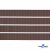 Репсовая лента 005, шир. 6 мм/уп. 50+/-1 м, цвет коричневый - купить в Арзамасе. Цена: 88.45 руб.