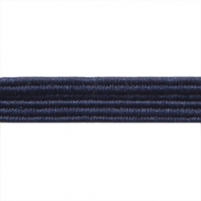 Резиновые нити с текстильным покрытием, шир. 6 мм ( упак.30 м/уп), цв.- 117-т.синий - купить в Арзамасе. Цена: 152.05 руб.