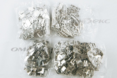 Крючки брючные 4 шипа "Стром" 144 шт. никель - купить в Арзамасе. Цена: 383.97 руб.