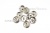 Кнопки пришивные 30 мм никель - купить в Арзамасе. Цена: 18.68 руб.