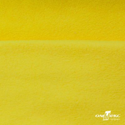 Флис DTY 14-0760, 240 г/м2, шир. 150 см, цвет яркий желтый - купить в Арзамасе. Цена 640.46 руб.