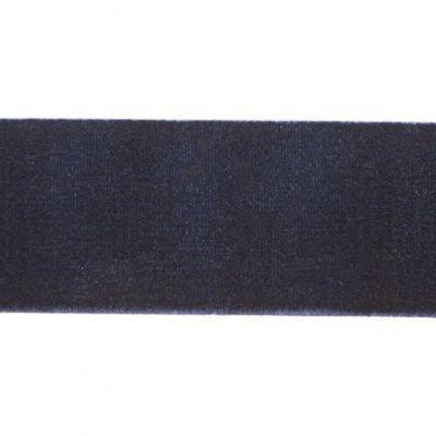 Лента бархатная нейлон, шир.25 мм, (упак. 45,7м), цв.180-т.синий - купить в Арзамасе. Цена: 800.84 руб.