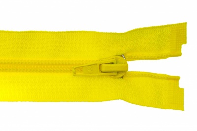 Спиральная молния Т5 131, 90 см, автомат, цвет жёлтый - купить в Арзамасе. Цена: 14.20 руб.