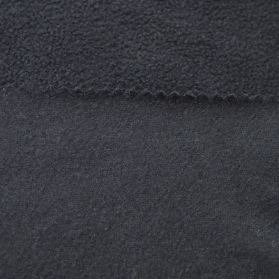 Флис DTY, 130 г/м2, шир. 150 см, цвет чёрный - купить в Арзамасе. Цена 694.22 руб.
