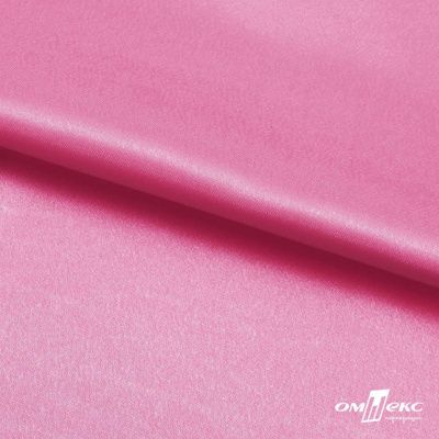 Поли креп-сатин 15-2215, 125 (+/-5) гр/м2, шир.150см, цвет розовый - купить в Арзамасе. Цена 155.57 руб.