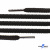 Шнурки #106-09, круглые 130 см, цв.чёрный - купить в Арзамасе. Цена: 21.92 руб.