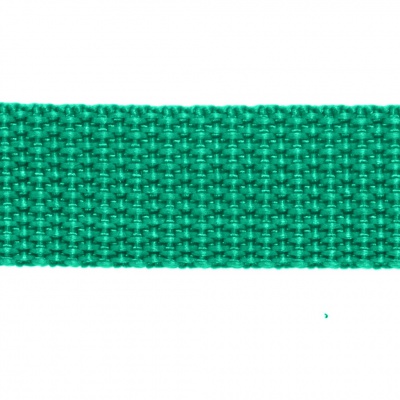 Стропа текстильная, шир. 25 мм (в нам. 50+/-1 ярд), цвет яр.зелёный - купить в Арзамасе. Цена: 397.52 руб.