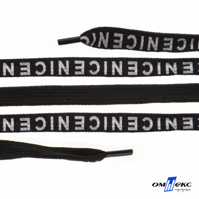 Шнурки #107-06, плоские 130 см, "СENICE" , цв.чёрный - купить в Арзамасе. Цена: 23.03 руб.