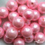 0404-00108-Бусины пластиковые под жемчуг "ОмТекс", 16 мм, (уп.50гр=24+/-1шт) цв.101-св.розовый - купить в Арзамасе. Цена: 44.18 руб.