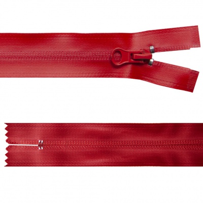 Молния водонепроницаемая PVC Т-7, 20 см, неразъемная, цвет (820)-красный - купить в Арзамасе. Цена: 21.56 руб.