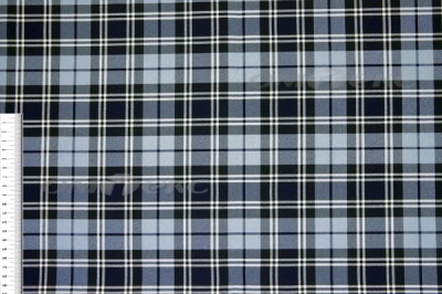 Ткань костюмная клетка Т7274 2004, 220 гр/м2, шир.150см, цвет т.синий/гол/бел - купить в Арзамасе. Цена 