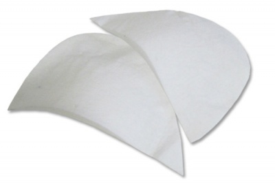 Плечевые накладки И-8 НЦ, составные, цвет белый - купить в Арзамасе. Цена: 47.27 руб.