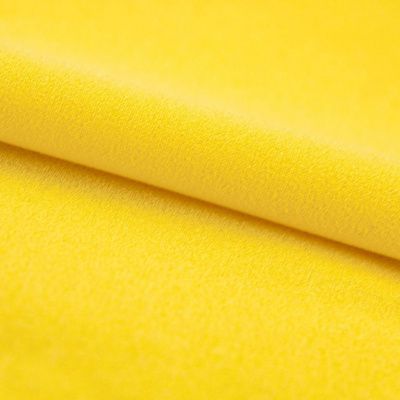 Креп стрейч Амузен 12-0752, 85 гр/м2, шир.150см, цвет жёлтый - купить в Арзамасе. Цена 194.07 руб.