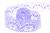 Тесьма кружевная 0621-2063, шир. 40 мм/уп. 20+/-1 м, цвет 107-фиолет - купить в Арзамасе. Цена: 933.93 руб.