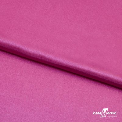 Поли креп-сатин 17-2627, 125 (+/-5) гр/м2, шир.150см, цвет розовый - купить в Арзамасе. Цена 157.15 руб.