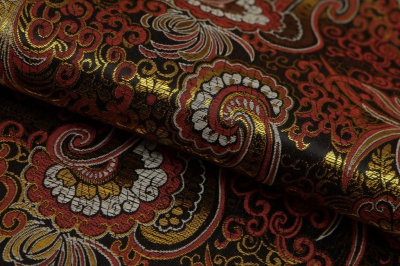 Ткань костюмная жаккард, 135 гр/м2, шир.150см, цвет бордо№6 - купить в Арзамасе. Цена 441.95 руб.