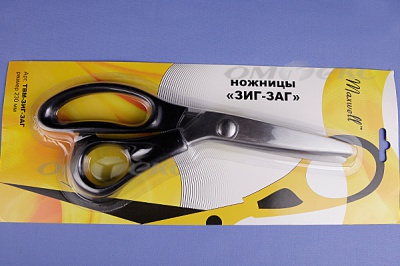 Ножницы ЗИГ-ЗАГ "MAXWELL" 230 мм - купить в Арзамасе. Цена: 1 041.25 руб.