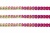 Пайетки "ОмТекс" на нитях, CREAM, 6 мм С / упак.73+/-1м, цв. 89 - розовый - купить в Арзамасе. Цена: 468.37 руб.