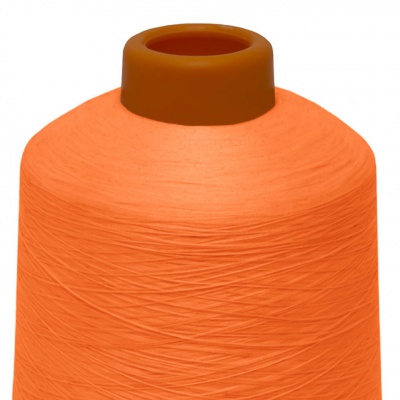 Нитки текстурированные некручёные 457, намот. 15 000 м, цвет оранжевый - купить в Арзамасе. Цена: 204.10 руб.