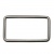 Рамка металлическая прямоугольная, 40 х 15 мм- тём.никель - купить в Арзамасе. Цена: 4.60 руб.
