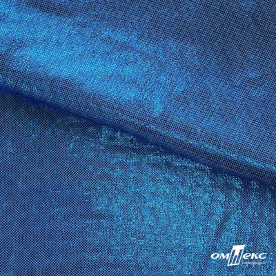 Трикотажное полотно голограмма, шир.140 см, #602 -голубой/голубой - купить в Арзамасе. Цена 385.88 руб.