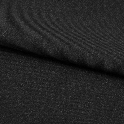 Ткань костюмная 24880 2022, 220 гр/м2, шир.150см, цвет чёрный - купить в Арзамасе. Цена 446.45 руб.