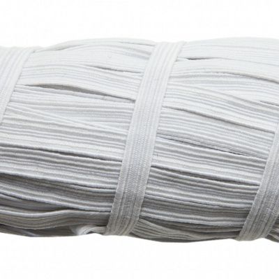 Резинка продежка С-67, шир. 7 мм (20 шт/10 м), цвет белый - купить в Арзамасе. Цена: 1 296.24 руб.