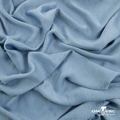 Ткань плательная Муар, 100% полиэстер,165 (+/-5) гр/м2, шир. 150 см, цв. Серо-голубой - купить в Арзамасе. Цена 215.65 руб.