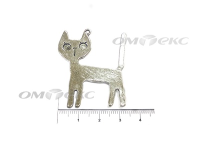 Декоративный элемент для творчества из металла "Кот" - купить в Арзамасе. Цена: 13.33 руб.