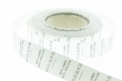 Состав и уход за тк. Linen 50%  Viscose 50%  1000шт - купить в Арзамасе. Цена: 476.84 руб.