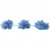 Тесьма плетеная "Рюш", упак. 9,14 м, цвет голубой - купить в Арзамасе. Цена: 45.87 руб.