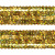 Тесьма с пайетками D16, шир. 20 мм/уп. 25+/-1 м, цвет золото - купить в Арзамасе. Цена: 778.19 руб.