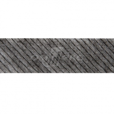 KQ217N -прок.лента нитепрошивная по косой 15мм графит 100м - купить в Арзамасе. Цена: 2.27 руб.