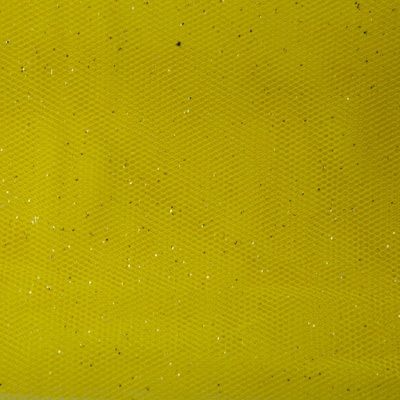 Сетка Глиттер, 24 г/м2, шир.145 см., желтый - купить в Арзамасе. Цена 117.24 руб.