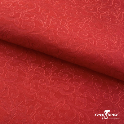 Ткань жаккард королевский, 100% полиэстр 180 г/м 2, шир.150 см, цв-красный - купить в Арзамасе. Цена 293.39 руб.